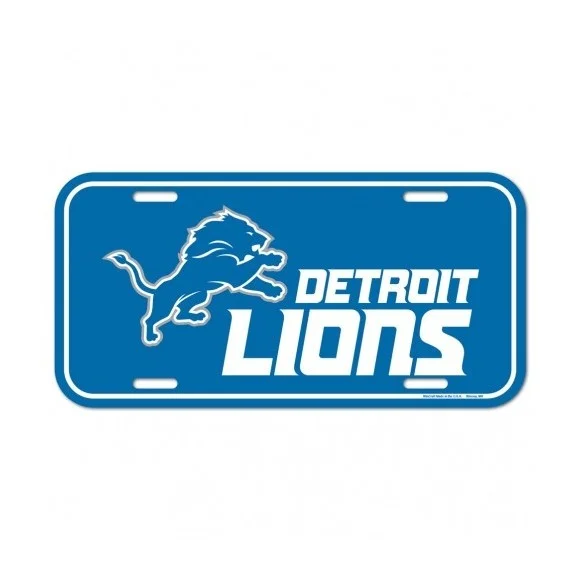 Detroit Lions License Plate