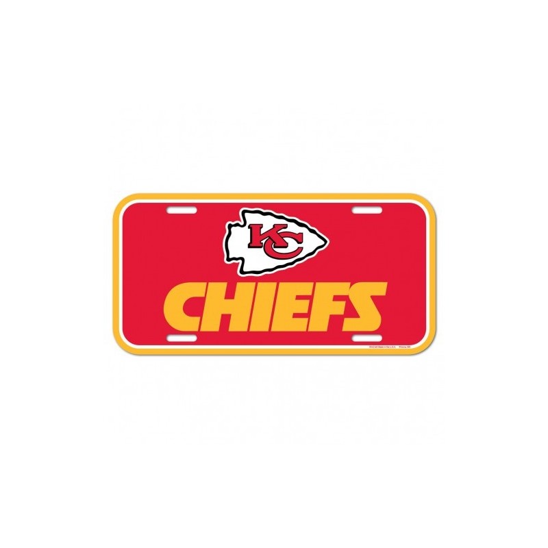 Kansas City Chiefs License Plate