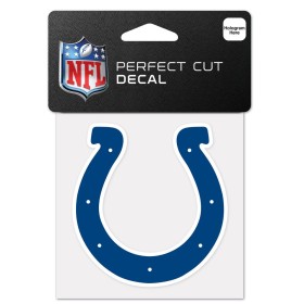 Indianapolis Colts decalcomania con logo 4" x 4"