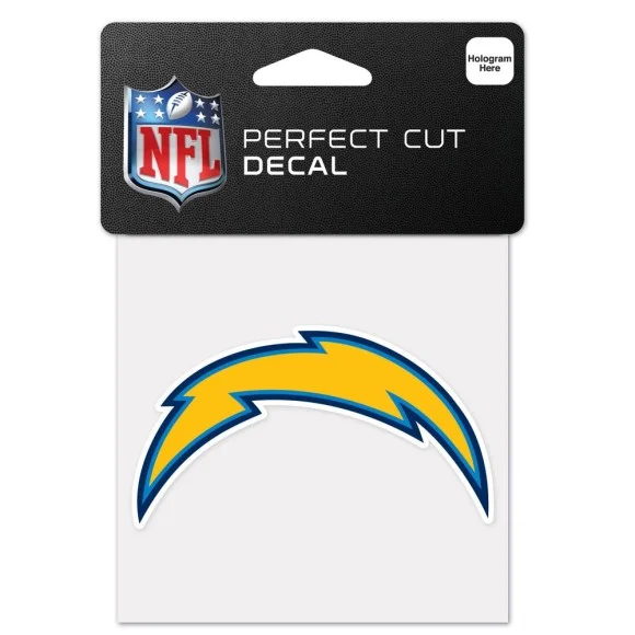 Los Angeles Chargers 4 "x 4" Logo Decalcomania