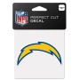 Décalcomanie du logo des Chargers de Los Angeles de 4 po x 4 po