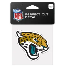 Calcomanía de logo de Jacksonville Jaguars de 4" x 4"
