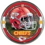 Kansas City Chiefs Chrome Clock