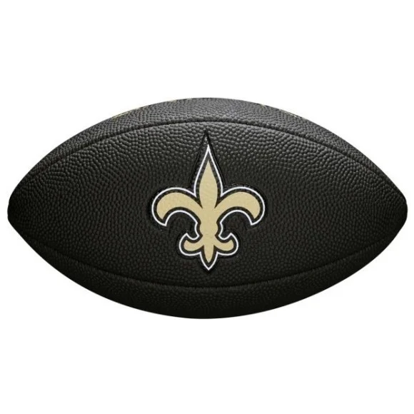 Mini balón de fútbol americano con el logotipo del equipo de la NFL - New Orleans Saints