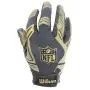 Wilson NFL Stretch Fit Receiver Handschuhe Gold hinten