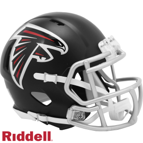 Mini casco de velocidad de los Atlanta Falcons