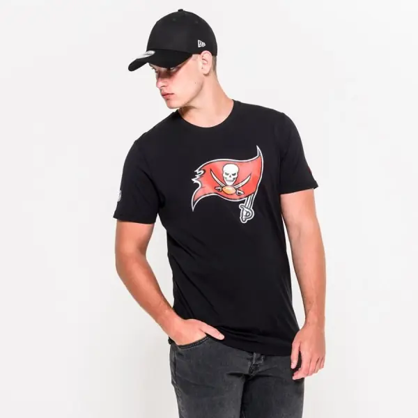 Camiseta con Logo del Equipo Tampa Bay Buccaneers de New Era