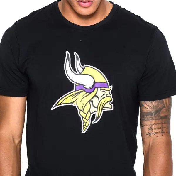 Camiseta con Logo del Equipo Minnesota Vikings de New Era