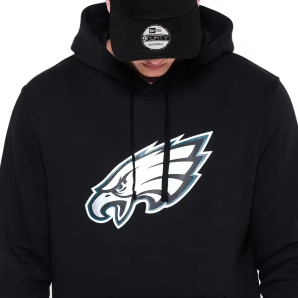 Felpa con Cappuccio Logo Squadra Philadelphia Eagles NEW Era