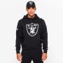 Las Vegas Raiders - Felpa con cappuccio con logo della squadra New Era