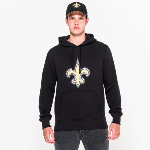 Felpa con cappuccio New Orleans Saints New Era Team Logo