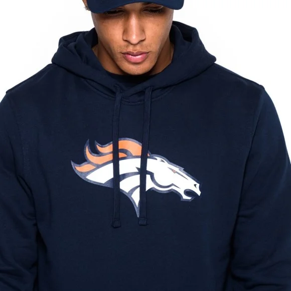 Denver Broncos New Era New Era Team Logo Hoodie