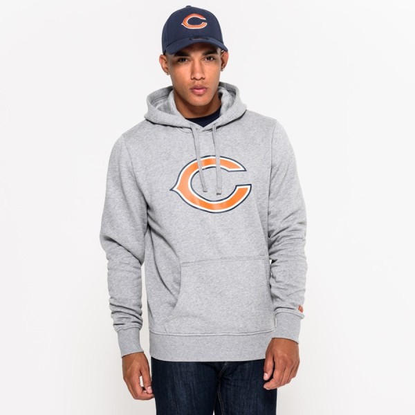 Chicago Bears - Felpa con cappuccio con logo della squadra New Era