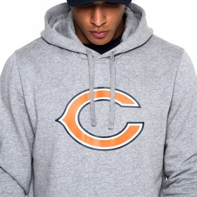 Felpa con cappuccio con logo del team Chicago Bears di New Era