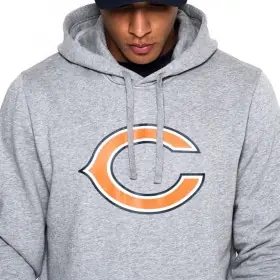 Felpa con cappuccio con logo del team Chicago Bears di New Era