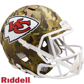 Kansas City Chiefs Camo Alternate Full Size Replica Speed Hjelm