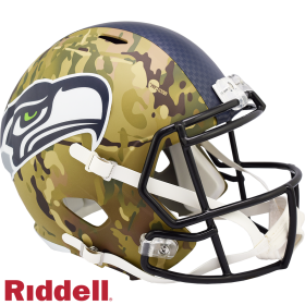 Seattle Seahawks Camo Alternate fuld størrelse replika Speed hjelm