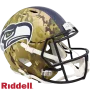 Seattle Seahawks Camo Alternate volle Größe Replik Geschwindigkeit Helm