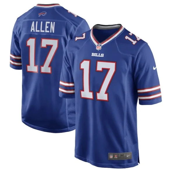 Camiseta de juego Nike de los Buffalo Bills - Josh Allen