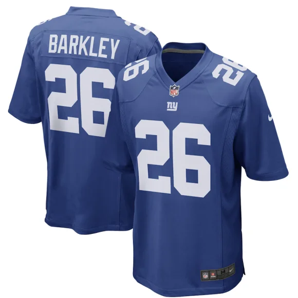 Camiseta de Juego Nike de los New York Giants - Saquon Barkley