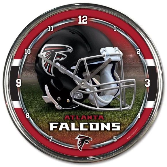 Atlanta Falcons Chrom Uhr