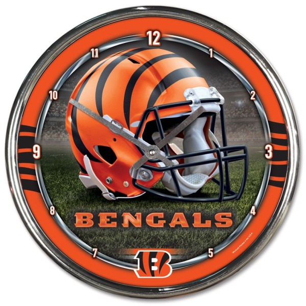 Reloj cromado de los Cincinnati Bengals