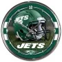 New York Jets Chrome Clock