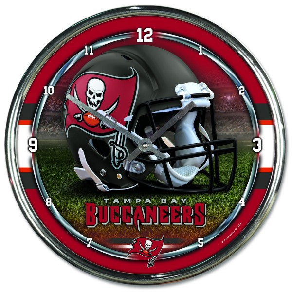 Reloj cromado Tampa Bay Buccaneers