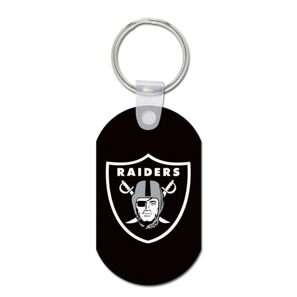 Porte-clés en métal Las Vegas Raiders