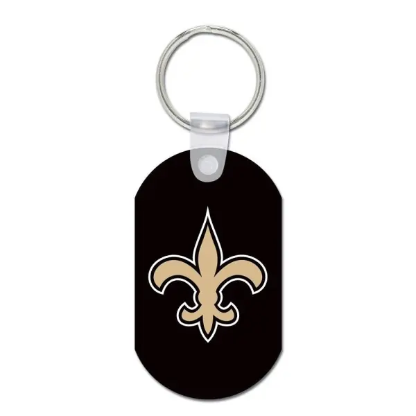 New Orleans Saints metal nøglering