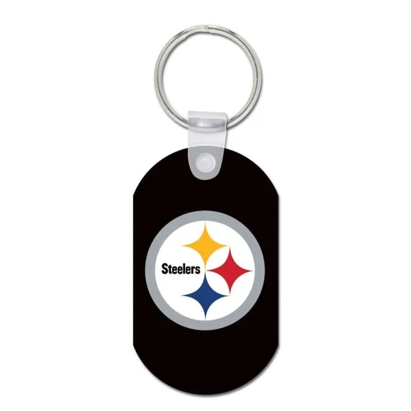 Porte-clés en métal Pittsburgh Steelers