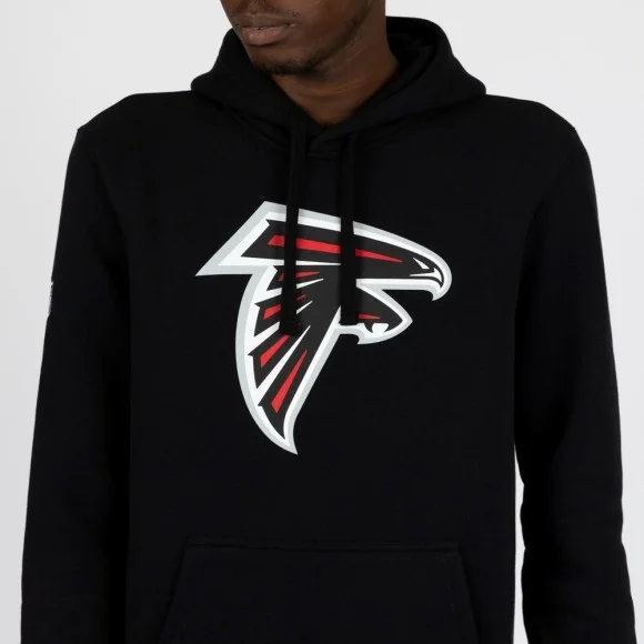 Felpa con cappuccio Atlanta Falcons New Era Team Logo