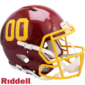 Casque authentique taille réelle Riddell Revolution Speed de l'équipe de football de Washington