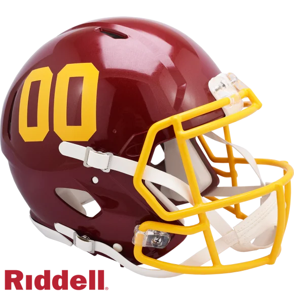Casque authentique Riddell Revolution Speed taille réelle de l'équipe de football de Washington