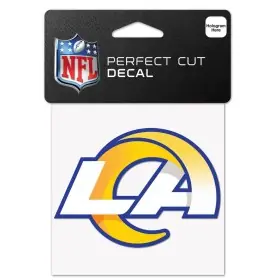 Calcomanía de Logotipo de Los Angeles Rams de 4" x 4"