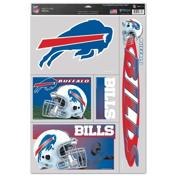Buffalo Bills Multi Use klistermärke 5 Pack