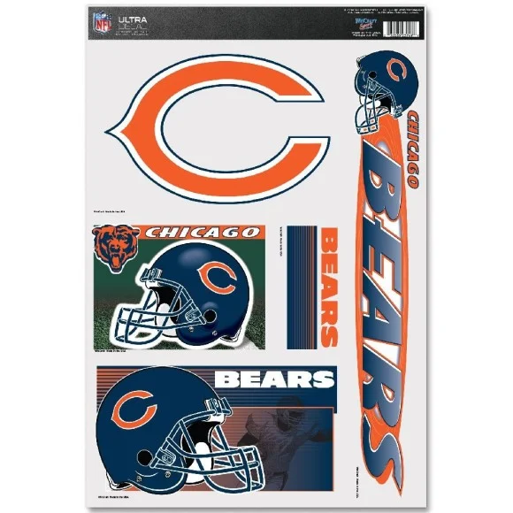 Chicago Bears Multi Use klistermærke 5 Pack