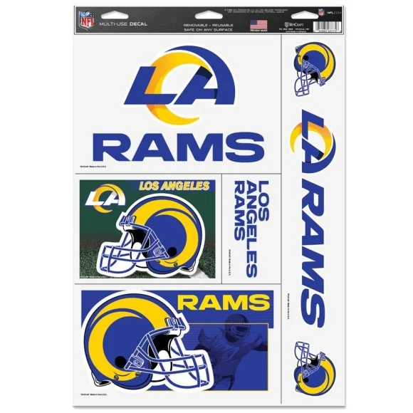 Los Angeles Rams Multi klistermärke 5 Pack