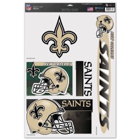 New Orleans Saints Adesivi Multiuso Pacchetto da 5