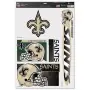 New Orleans Saints Fleranvändbara Klistermärken 5-Pack