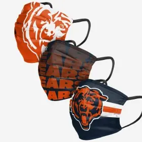 Chicago Bears Gesichtsmaske 3er-Pack