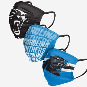 Carolina Panthers Ansigtsmaske 3-pak