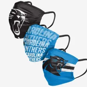 Carolina Panthers ansiktsskydd 3pk