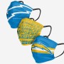 Funda para la cara de los Chargers de Los Ángeles 3pk