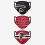 Atlanta Falcons ansiktsskydd 3 st