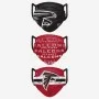 Atlanta Falcons Face Cover 3pk