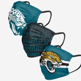 Jacksonville Jaguars Gesichtsbedeckung 3er-Pack