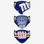 New York Giants Face Cover 3pk