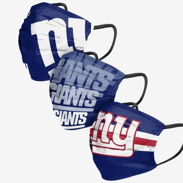 New York Giants Face Cover 3pk