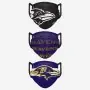 Baltimore Ravens Ansiktsskydd 3-pack